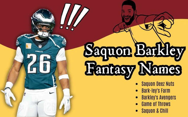 Saquon Barkley Fantasy Names: 50+ Hilarious Team Ideas to Dominate Leagues Today Q1: What if Saquon gets injured? Should I change my Saquon Barkley Fantasy Names? A: Absolutely yes. An injured Saquon makes your Saquon Fantasy Names look foolish or outdated immediately. Pivot strategically to backup RBs, pivot to trending players, or embrace self-deprecating humor ("The Saquon Injury Report," "Why Did I Draft Barkley?," or "Saquon Who?"). The best leagues laugh at themselves and adapt quickly. Check your league settings—most platforms allow mid-season name changes (typically 2-3 times per season). Q2: Can Saquon Barkley Fantasy Team Names be offensive or crude? A: It depends entirely on your league culture and composition. If everyone's hardcore trash-talking and the group is all adults comfortable with crude humor, crude Saquon Barkley Fantasy Football Names fit naturally. If you have mixed company, younger members, corporate/office leagues, or sensitive personalities, keep Fantasy Names With Saquon Barkley PG-13 or safer. Know your audience before committing to "Saquon in My Pants" or anything explicit. When in doubt, ask your league commissioner for tone guidelines. Q3: How often can I change my Fantasy Names With Saquon Barkley during the season? A: Most leagues allow mid-season changes—check your platform's specific rules. Some commissioners allow unlimited changes throughout the season; others cap it at 2–3 total changes. Smart move: lock in your Saquon Fantasy Names at draft time and only change if circumstances demand it (injury, trade, dramatic decline, major news). Constant name changes look indecisive and dilute the brand you're building. Q4: Do Saquon Barkley Fantasy Names actually impact winning odds? A: Not mathematically or statistically, but psychologically? Absolutely yes. Confidence matters immensely in fantasy football. A bold, aggressive Saquon Barkley Fantasy Team Names puts you in a winner's mindset from day one. Opponents may underestimate you based on team name. The meta game is absolutely real, even if traditional statistics say otherwise. Psychology + preparation = victory. Q5: Should my Saquon Fantasy Names reference his Giants era or his Eagles era? A: Both work, but Eagles-era names feel fresher and more relevant (2023-forward in 2026). Giants names risk sounding dated or nostalgic. If you're sentimental or appreciate NFL history, combine both eras: "From Giants to Eagles: A Saquon Story" or "The Saquon Evolution" captures his full arc and career transformation. This approach shows you respect his history while celebrating his current dominance.