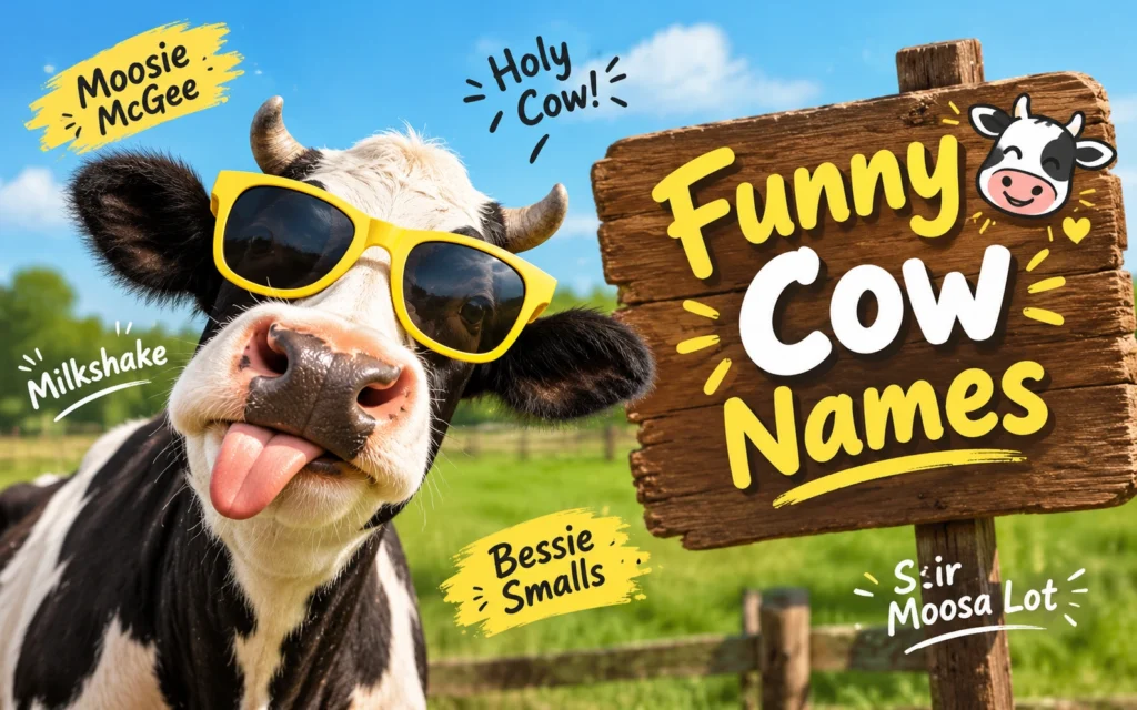 The Big List of Funny Cow Names for 2026