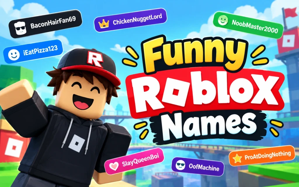 Funny Roblox Names: 100+ Picks That Actually Get Laughs (2026) Funny Roblox Names: 100+ Picks That Actually Get Laughs (2026)