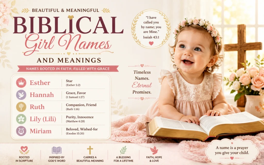 Biblical Girl Names and Meanings: 40 Timeless Picks for Your Little One