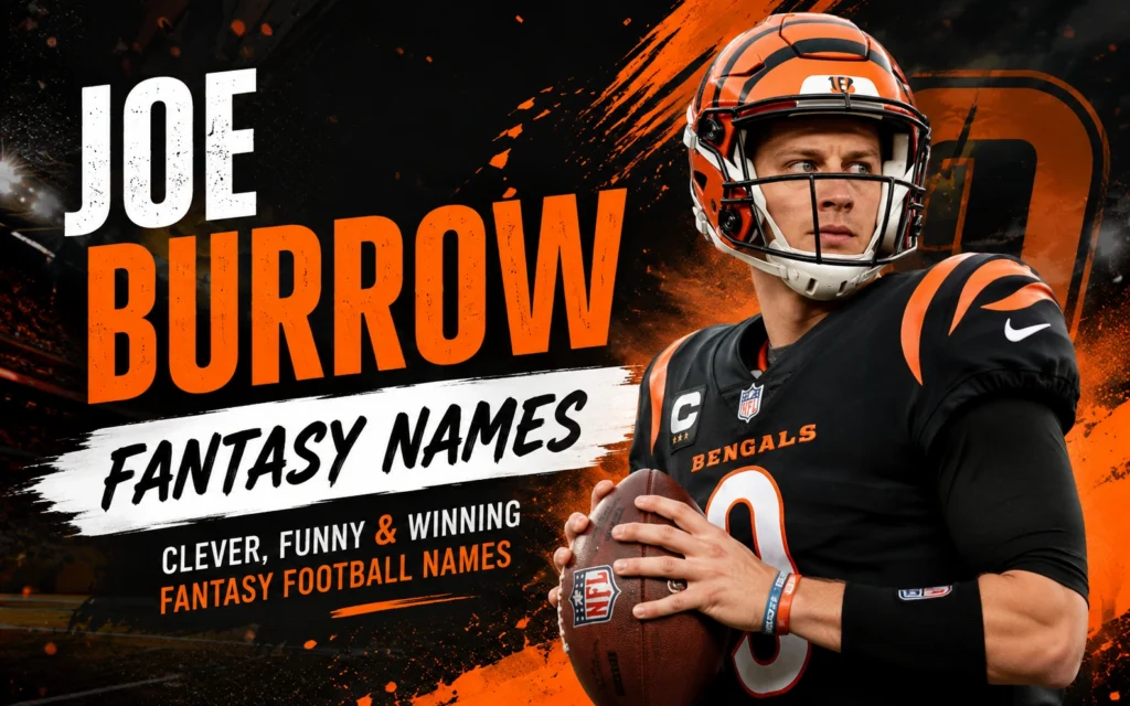 Joe Burrow Fantasy Names: 100+ Picks That Will Win Your League Chat Joe Burrow Fantasy Names: 100+ Picks That Will Win Your League Chat