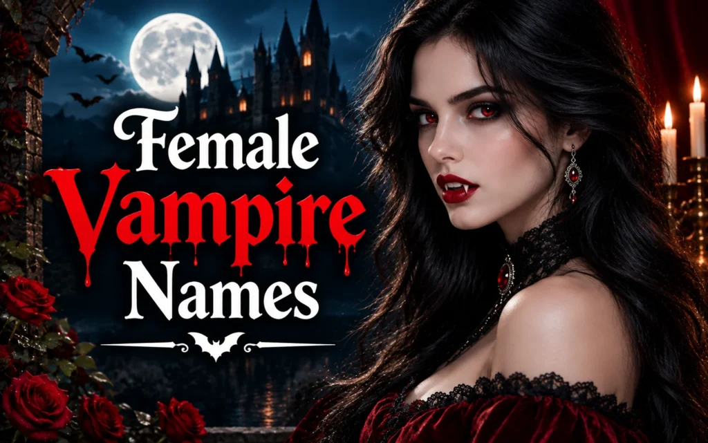Female Vampire Names: 75 Stunning Picks for Your Story Female Vampire Names: 75 Stunning Picks for Your Story